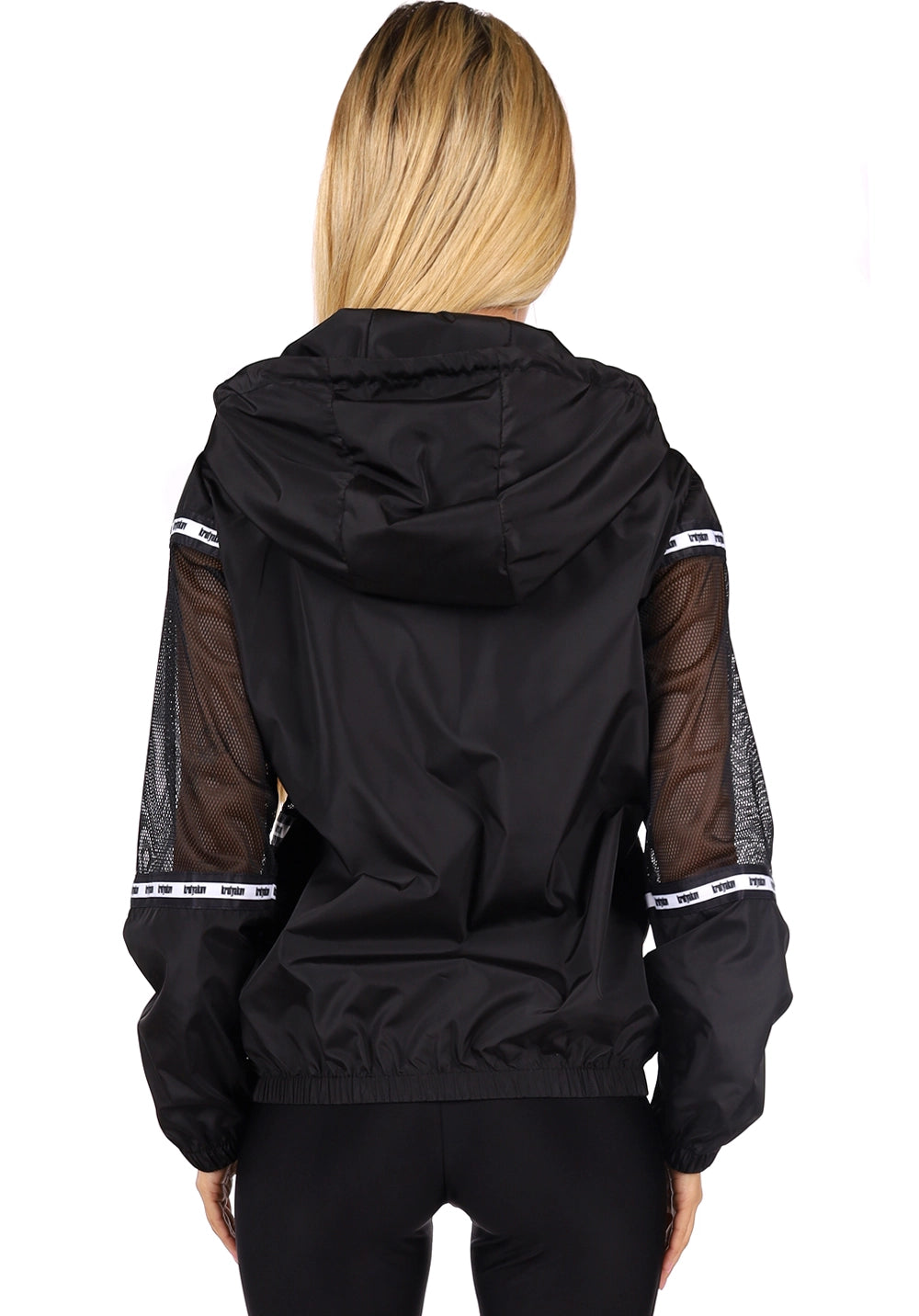 Women’s Mesh-Panel Windbreaker Limra Black