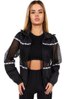 Women’s Mesh-Panel Windbreaker Limra Black