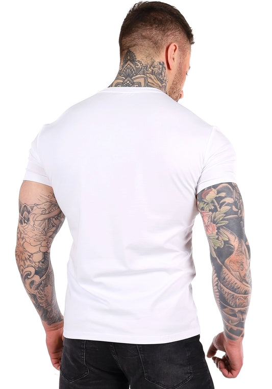 Men’s T-Shirt Lock Up — White
