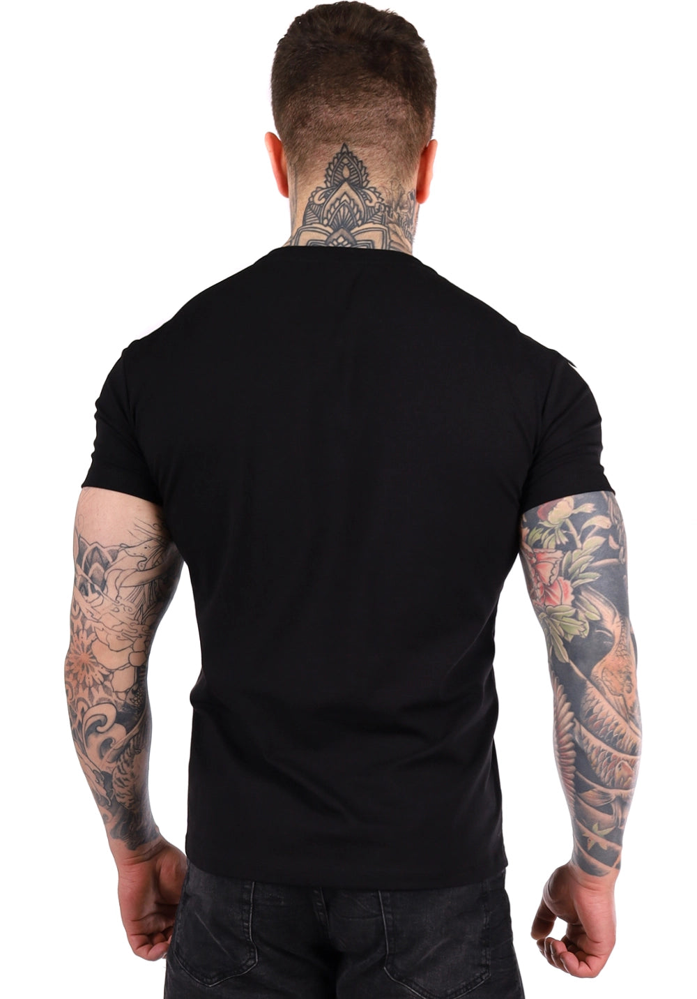 Men’s T-Shirt Lock Up — Black