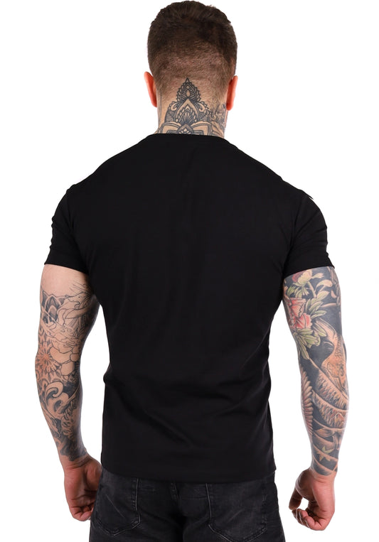 Men’s T-Shirt Lock Up — Black