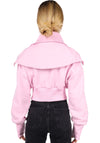 WOMEN’S CROP SWEATSHIRT LUCIA — PINK