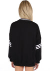 WOMEN’S OVERSIZE SWEATSHIRT PARADISE — BLACK