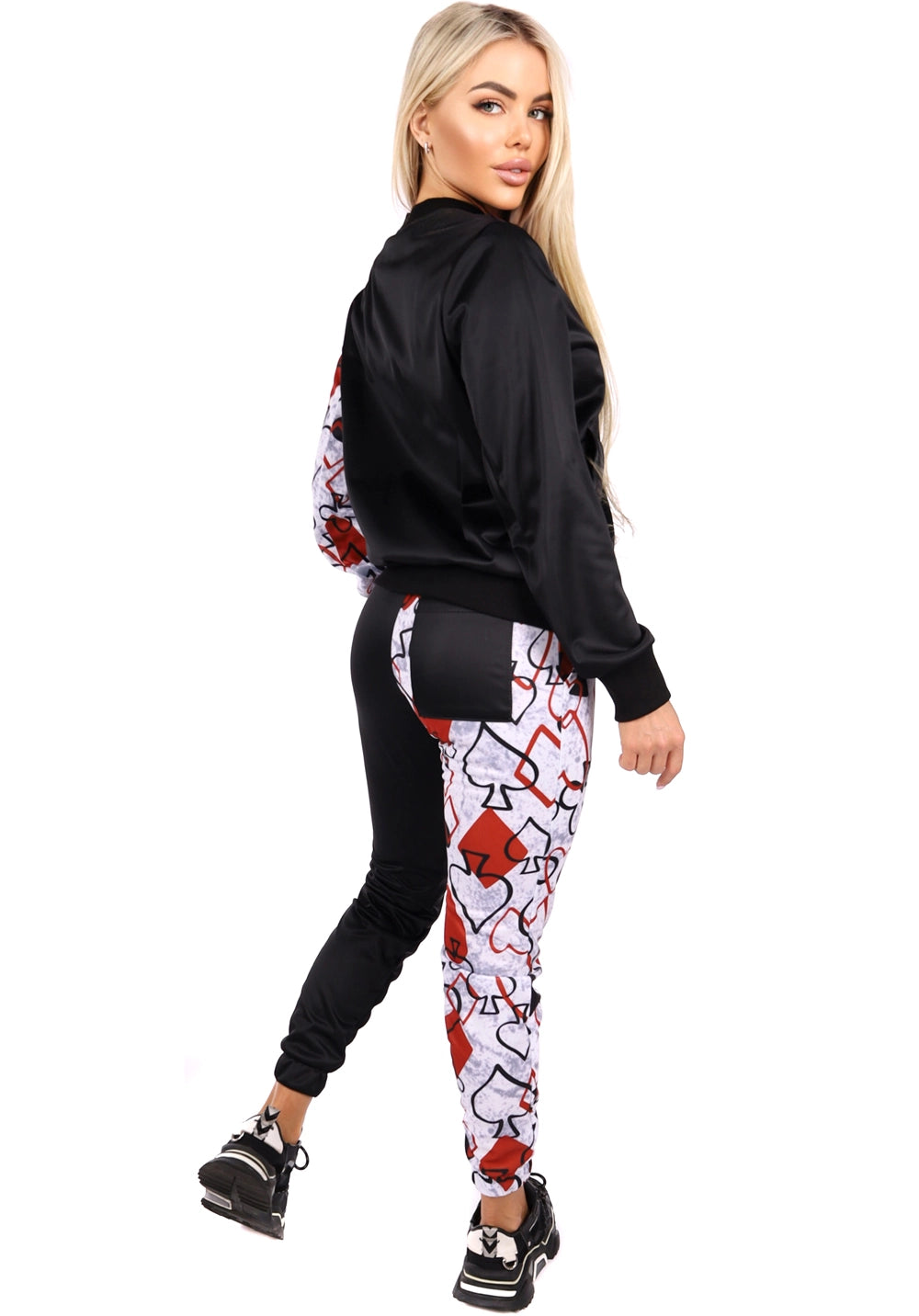 Women’s Asymmetric Printed Tracksuit – Preference
