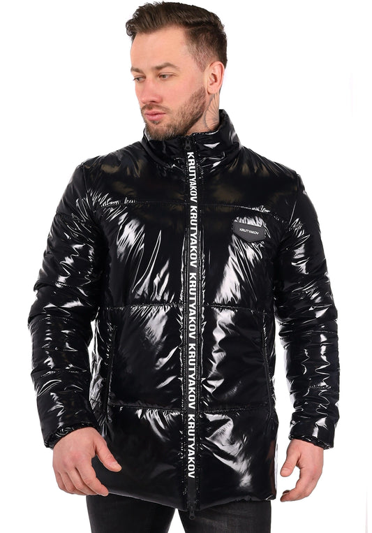 Men’s Winter Shiny Jacket Primo — Black