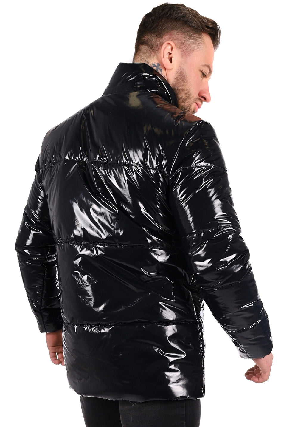 Men’s Winter Shiny Jacket Primo — Black