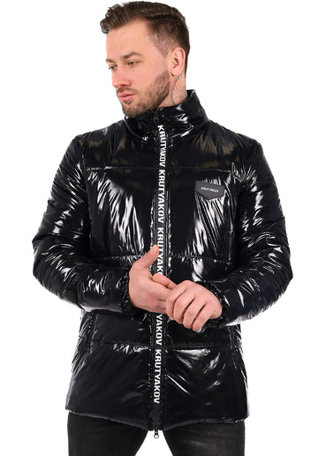 Men’s Winter Shiny Jacket Primo — Black