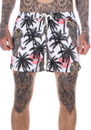 Men’s Swimshorts Palm Tigers – White