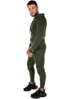 Men’s Knit Tracksuit Relief – Khaki