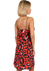 Women’s Safari Dress Red Leopard