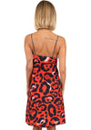 Women’s Safari Dress Red Leopard