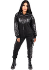 Women’s Warm Tracksuit – Salma Black