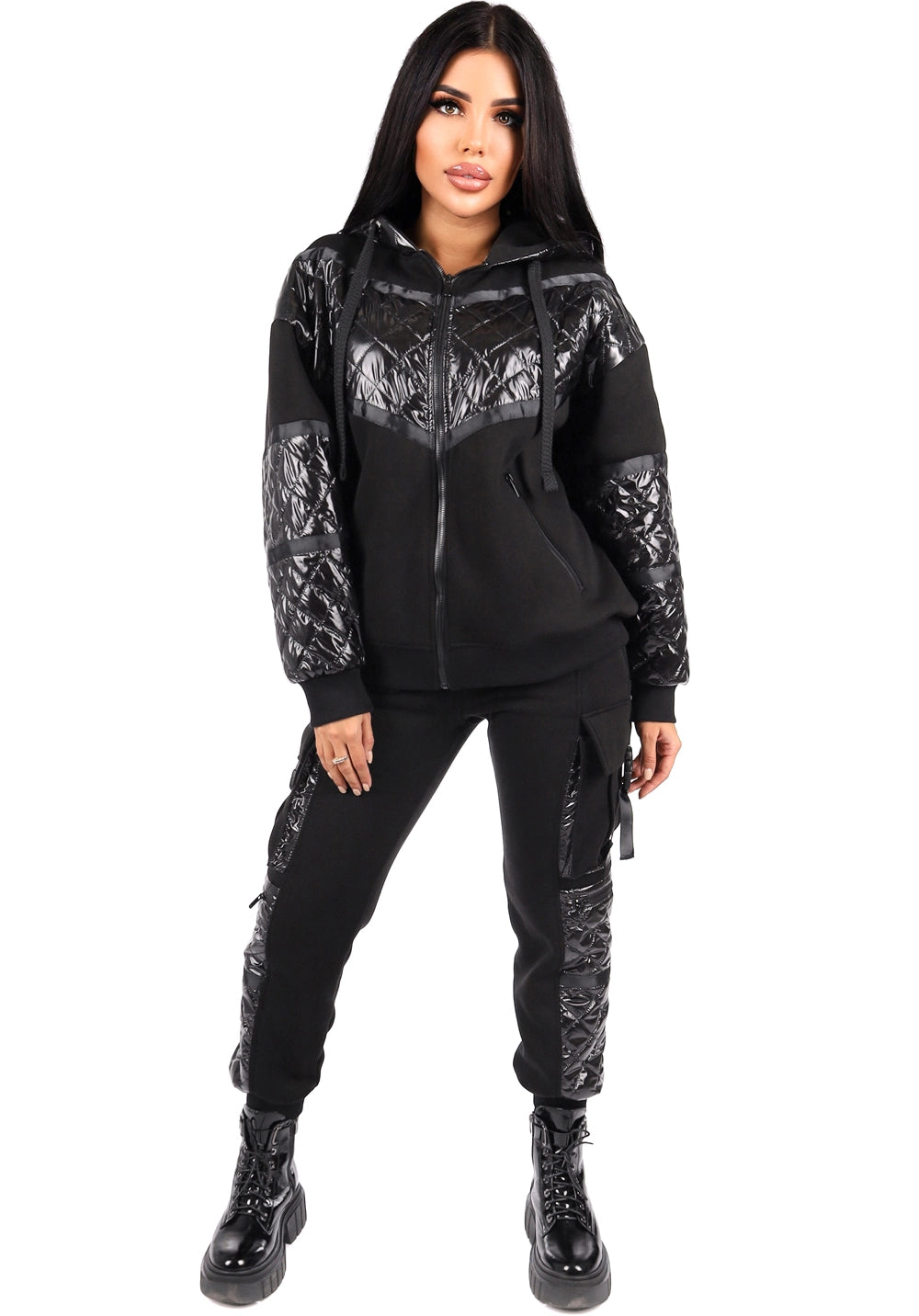 Women’s Warm Tracksuit – Salma Black