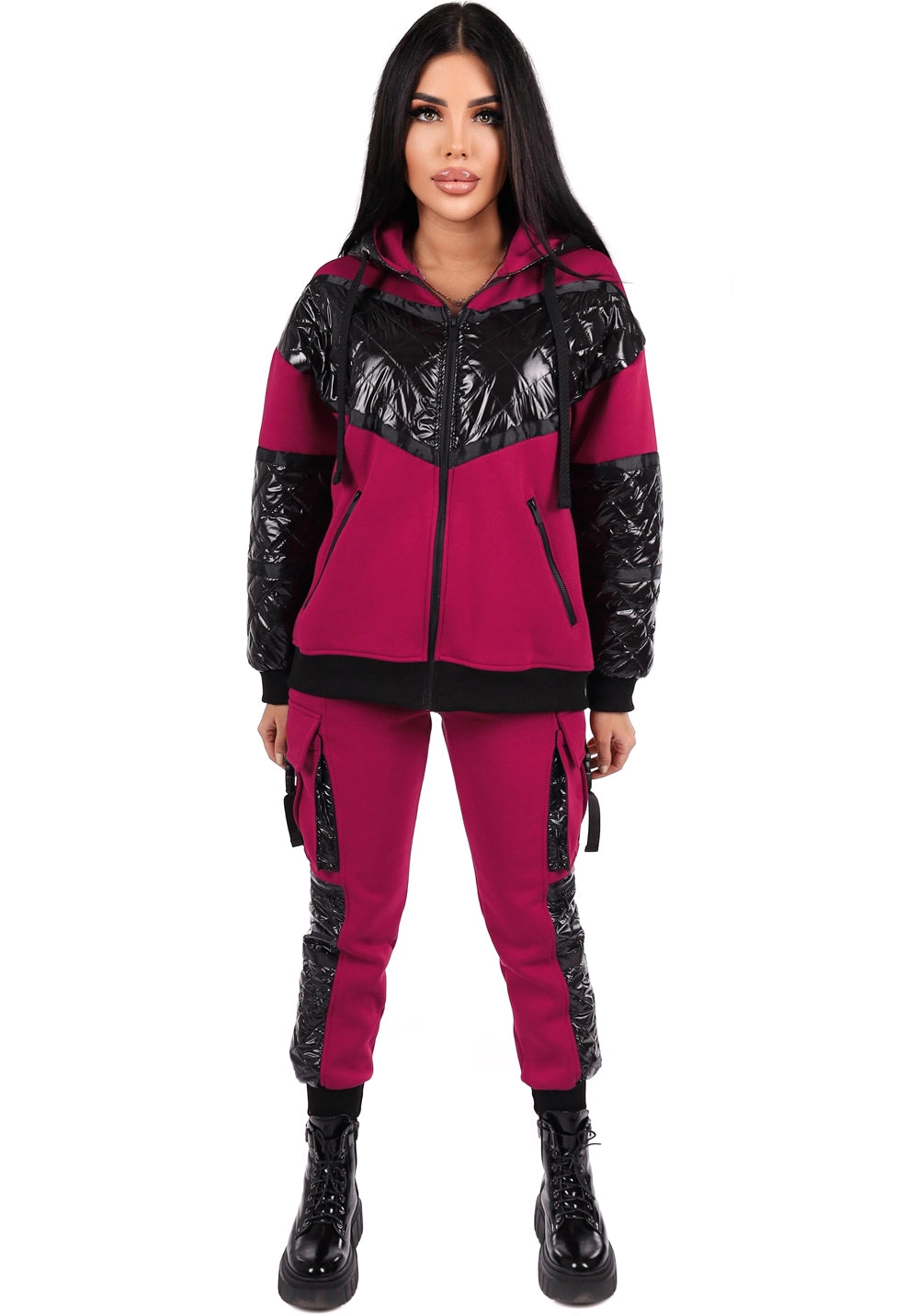 Women’s Warm Tracksuit – Salma Red