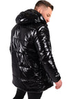 Men’s Winter Jacket Sandy — Black Glossy (PVC)