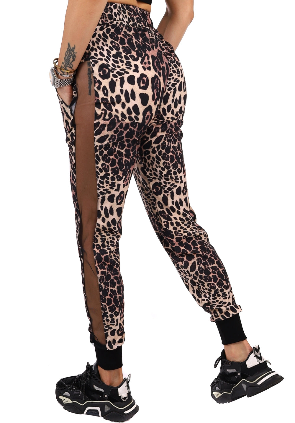 Women’s Mesh-Panel Joggers Sindi Leo