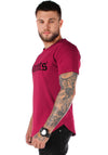 Men’s T-Shirt Saints Quilted — Burgundy