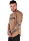 Men’s T-Shirt Saints Quilted — Beige