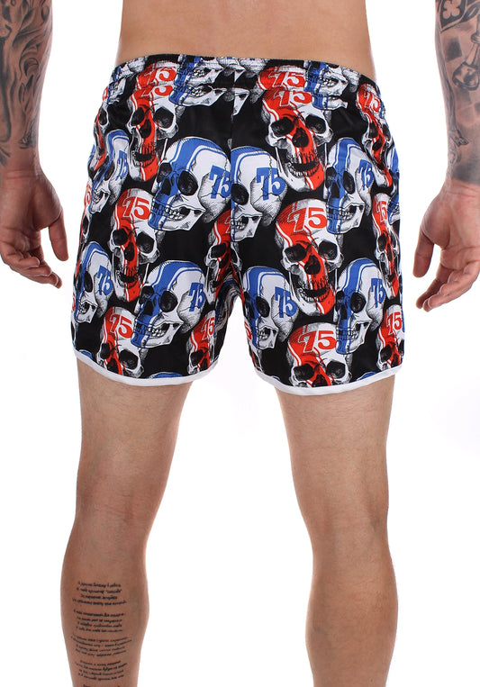 Men’s Swimshorts Skull NUMBERS 75 – Multicolor
