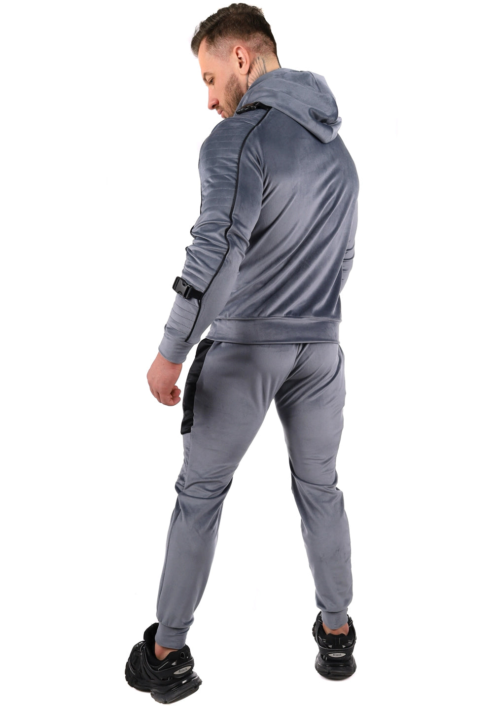 Men’s Tracksuit Tiesto – Grey Velour