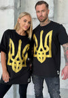 Men’s T-Shirt Ukr Emblem — Black