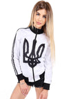 WOMEN’S OLYMPIAN SWEATSHIRT — UKR EMBLEM WHITE