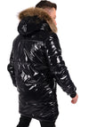 Men’s Winter Jacket Gloss — Black Glossy (PVC)