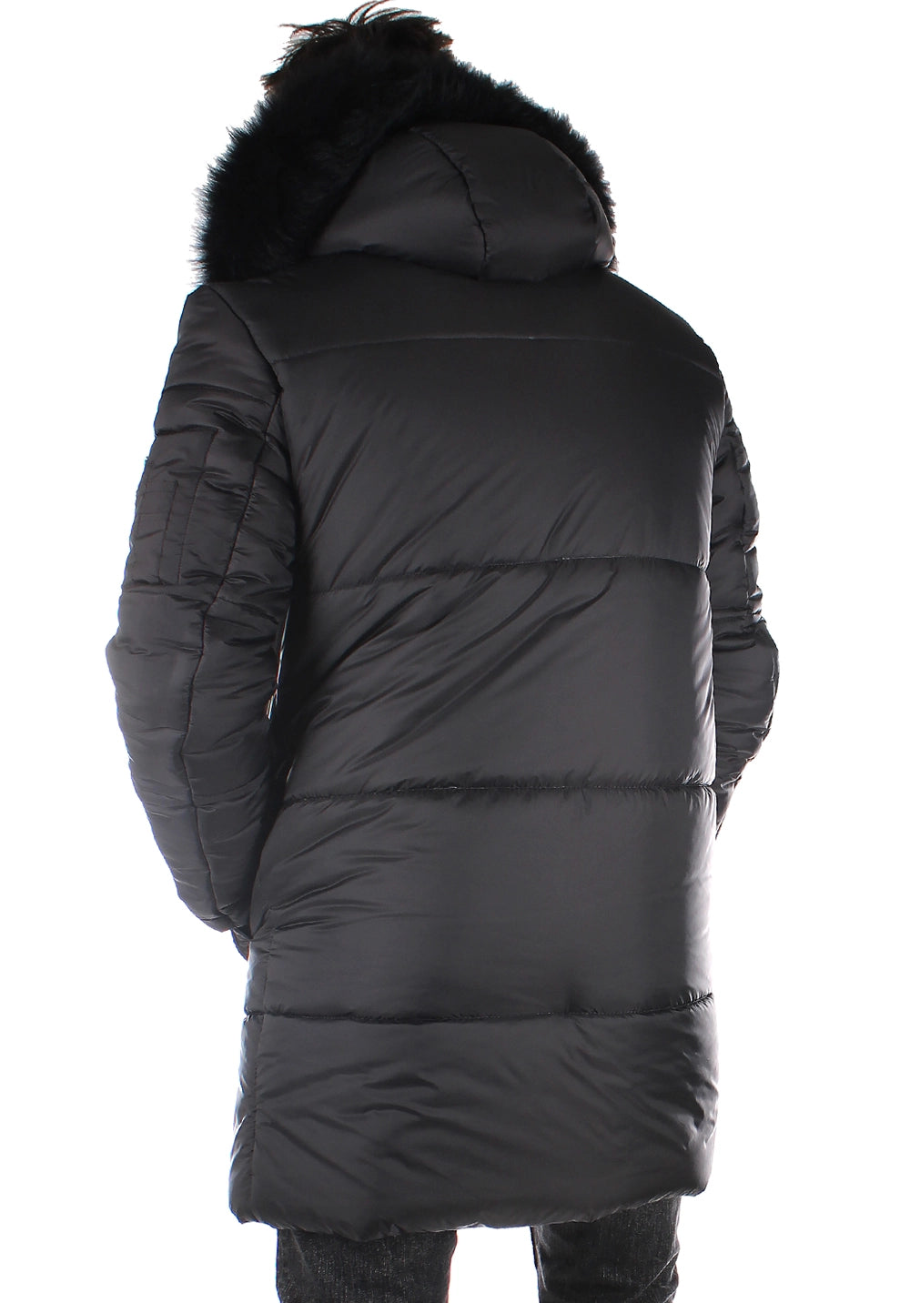 Men’s Winter Jacket Black — Matte Black