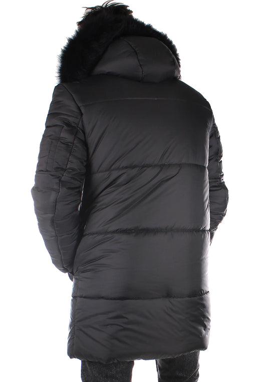 Men’s Winter Jacket Black — Matte Black