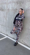 Women’s Printed Tracksuit – Leo Diamond