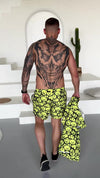 Men’s Beach Set Smiles – Yellow