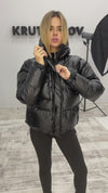Women’s Winter Puffer Jacket – Alpha Black