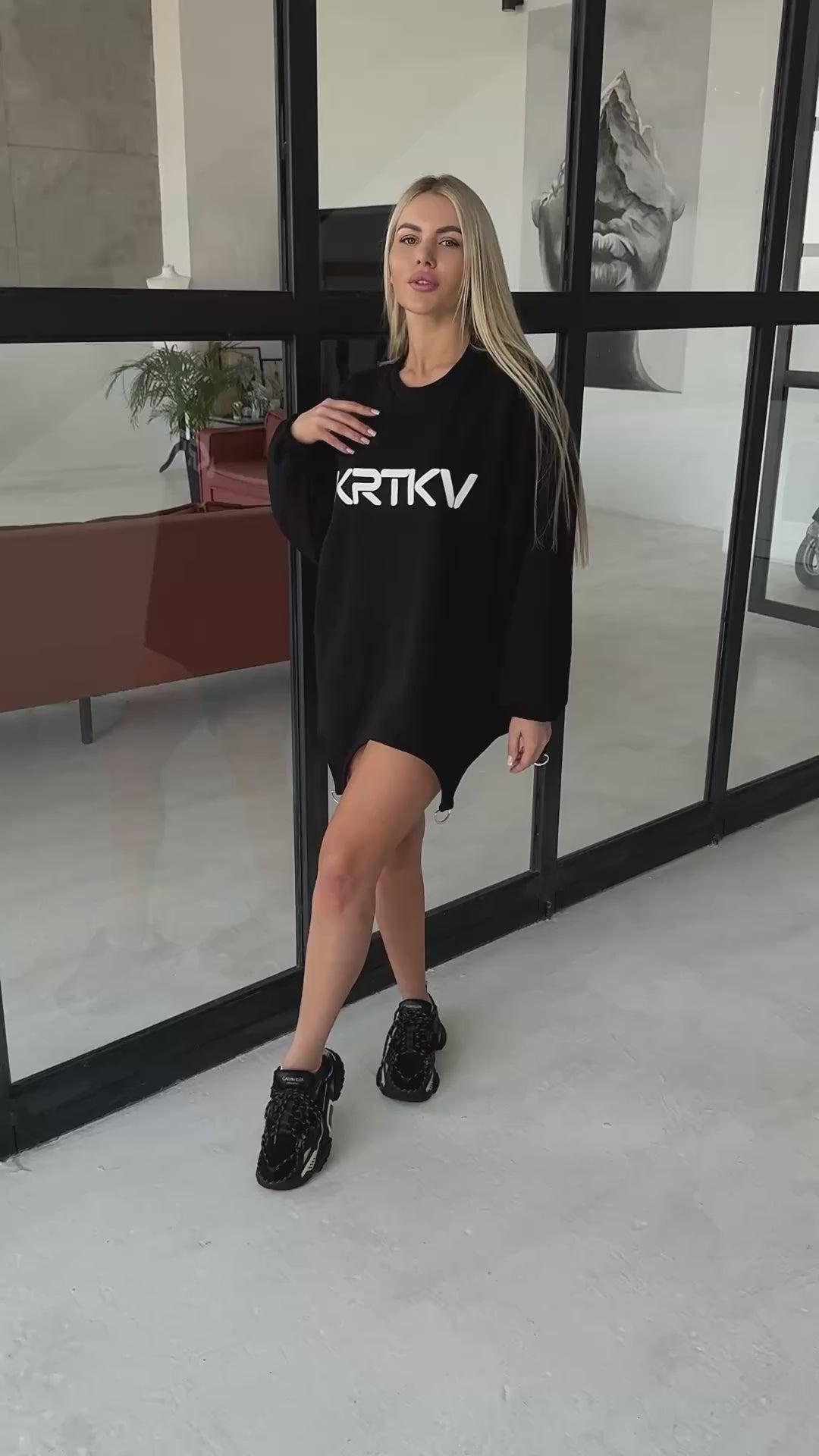 Women’s Logo Tunic Leksa Black