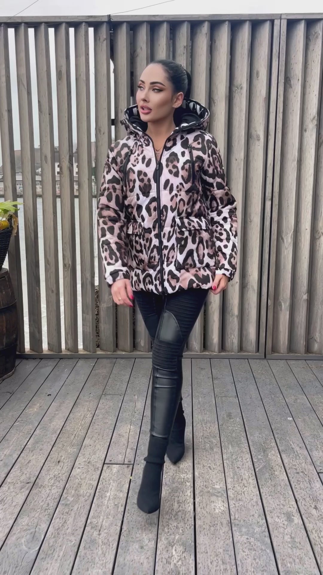 Women’s Winter Puffer Jacket – Sandy Leo