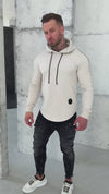 Men’s Hoodie Relief 3 — Beige