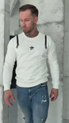 Men’s Sweatshirt Jet — White
