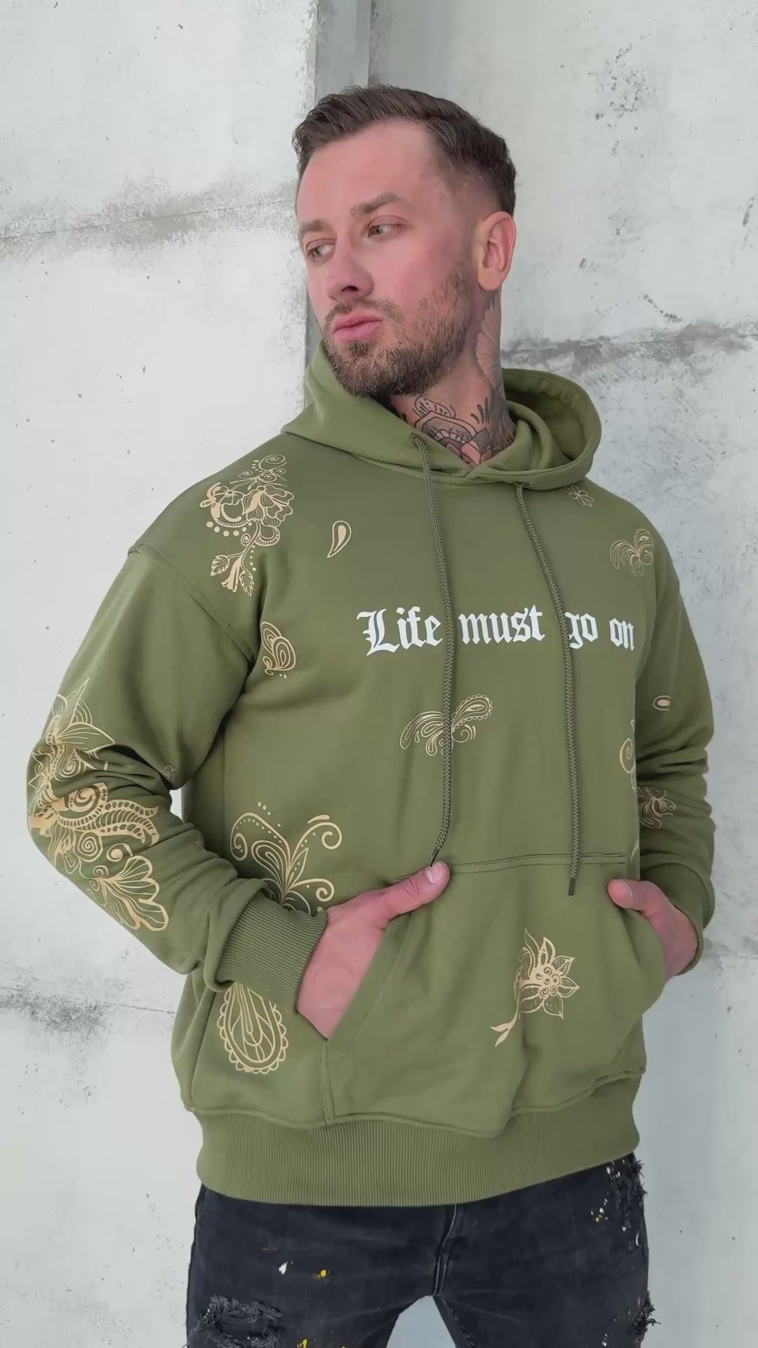 Men’s Hoodie Patterns LMGO — Khaki