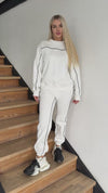 Women’s Warm Knit Tracksuit – Alexia White
