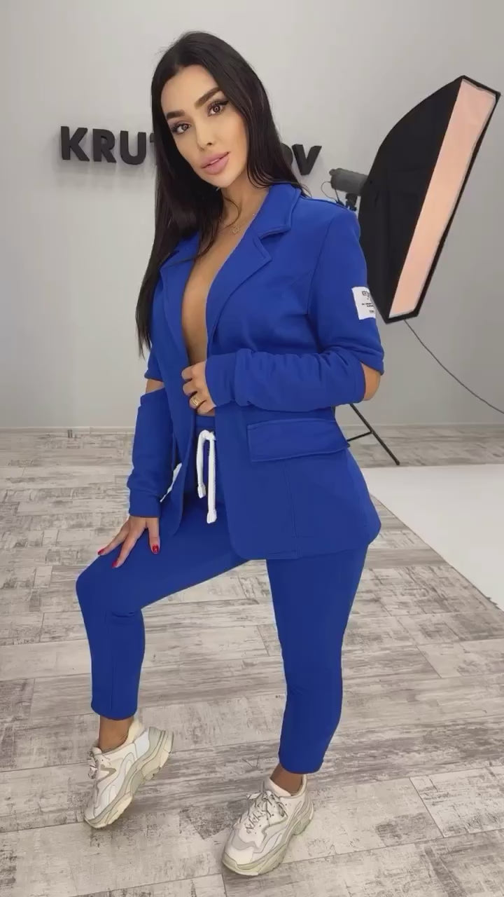 Women’s Jogger Suit – Classy Blue