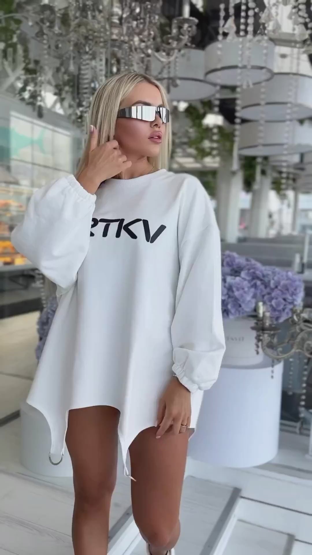 Women’s Logo Tunic Leksa White