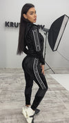 Women’s Velour Tracksuit – Velurex Black