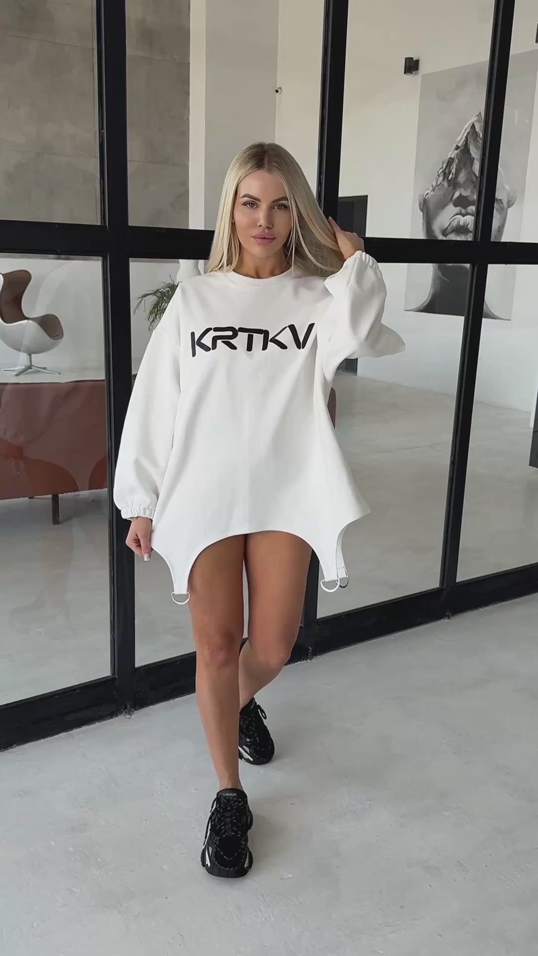 Women’s Logo Tunic Leksa White