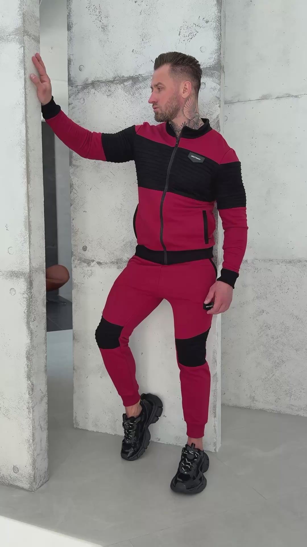 Men’s Tracksuit Grand – Burgundy