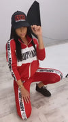 Women’s Stylish Tracksuit Red – Diamond