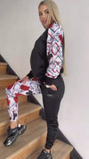 Women’s Asymmetric Printed Tracksuit – Preference