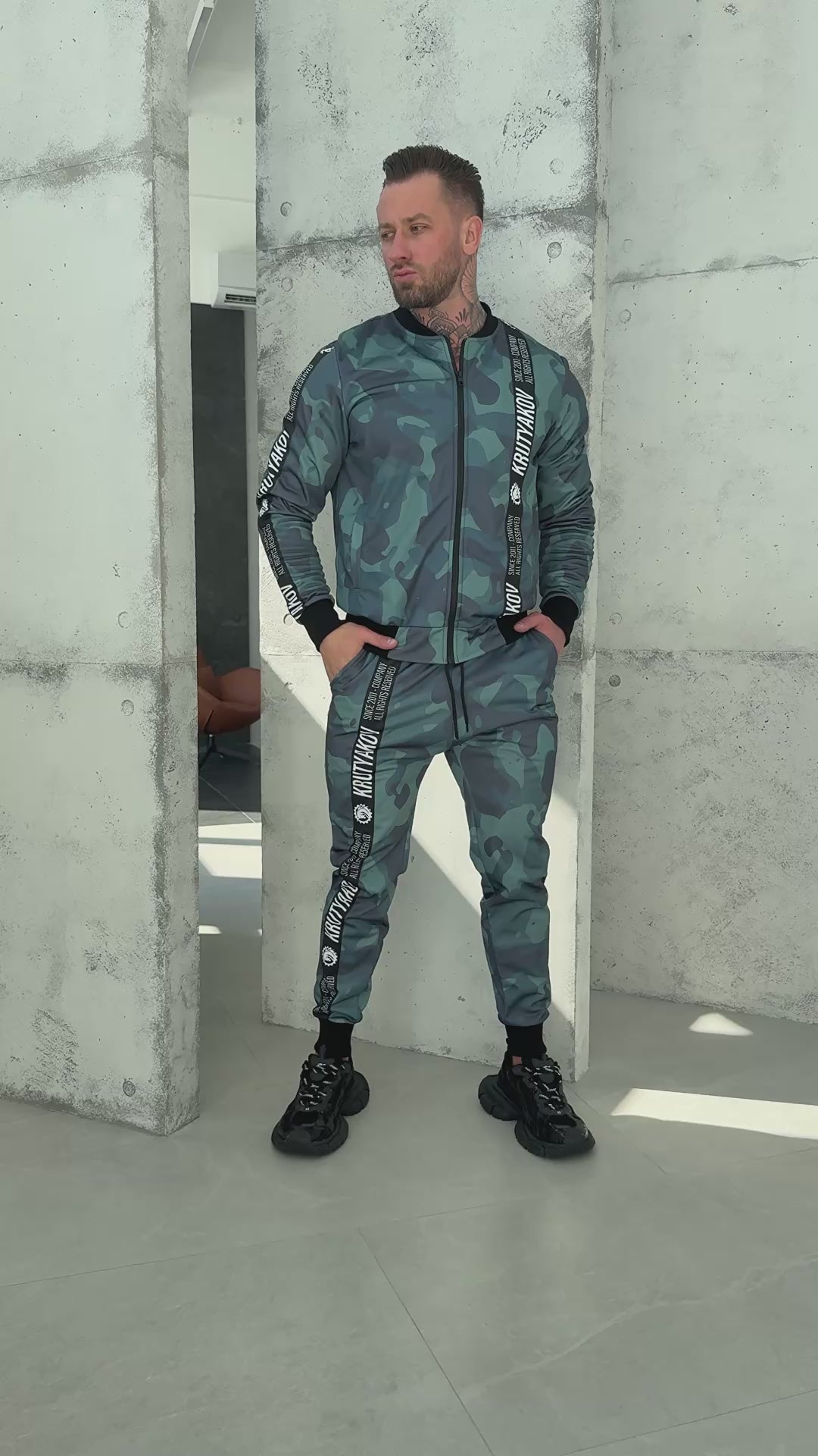 Men’s Tracksuit Marseille – Camo