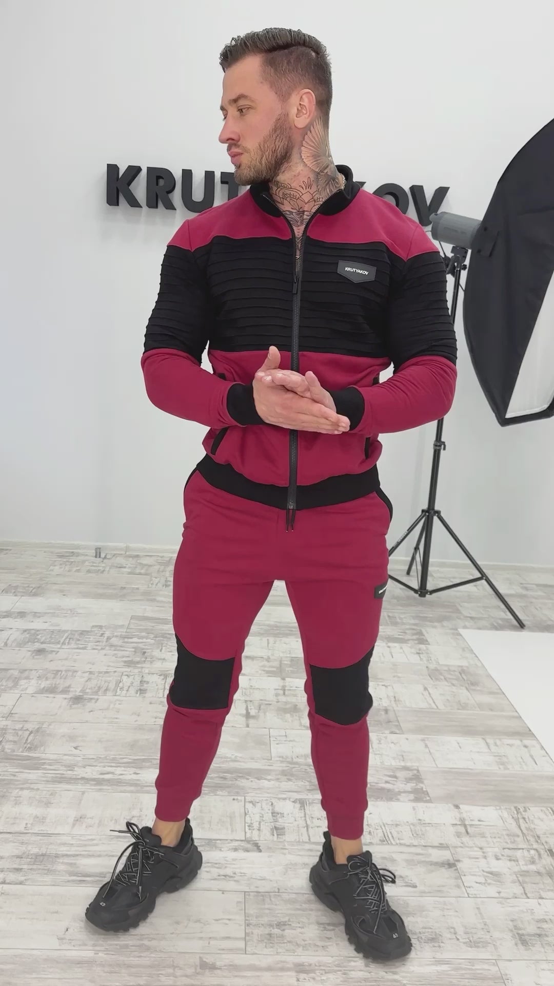 Men’s Tracksuit Grand – Burgundy