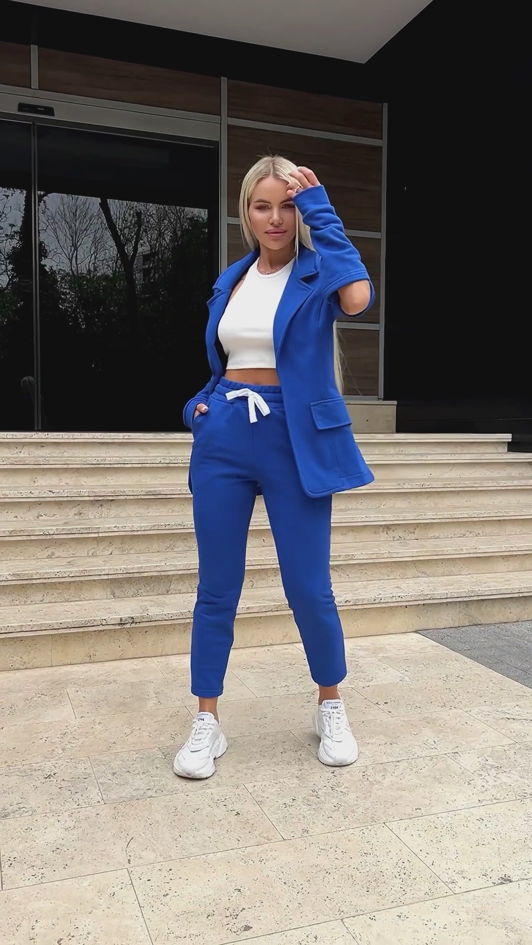 Women’s Jogger Suit – Classy Blue