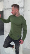Men’s Sweatshirt Relief 2 — Khaki