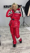Women’s Ski Suit – One Piece Snow Suit FREYA RED